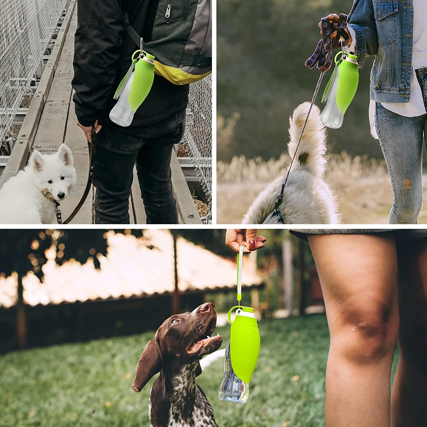 Portable Pet Water Dispenser Feeder Leak Proof