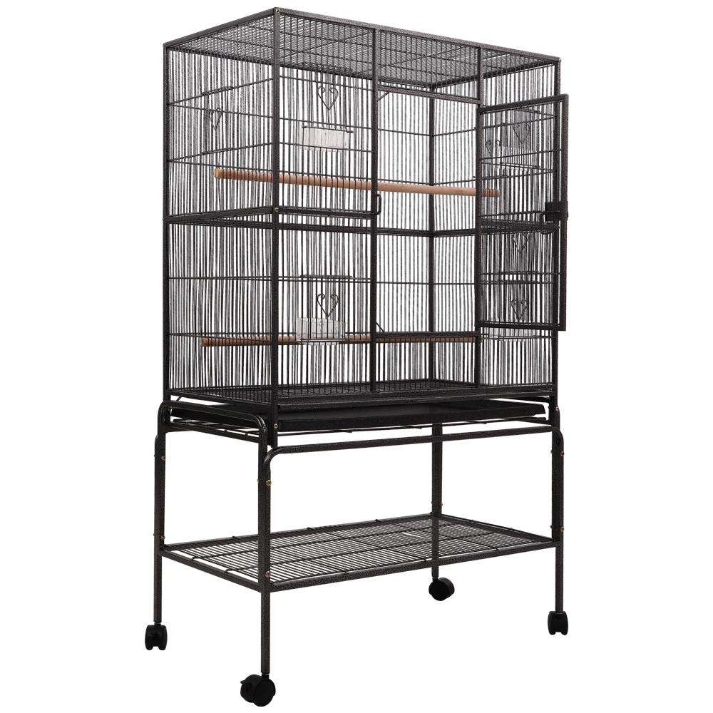 i.Pet Bird Cage Pet Cages Aviary 137CM Large Travel Stand Budgie