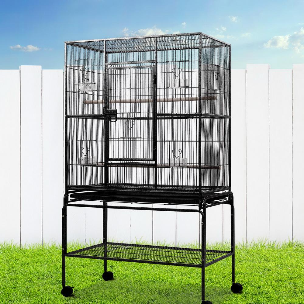 i.Pet Bird Cage Pet Cages Aviary 137CM Large Travel Stand Budgie