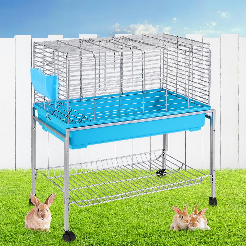 i.Pet Rabbit Cage Hutch Cages Indoor Hamster Enclosure Carrier Bunny