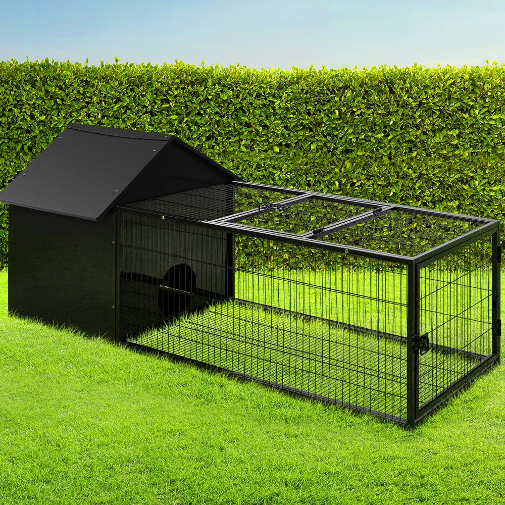 i.Pet Rabbit Cage Hutch Cages Indoor Outdoor Hamster Enclosure Pet