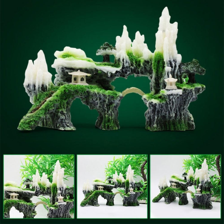 Stone Fish Tank Landscape Simulation Resin Aquarium Decorative