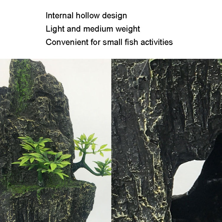 Stone Fish Tank Landscape Simulation Resin Aquarium Decorative