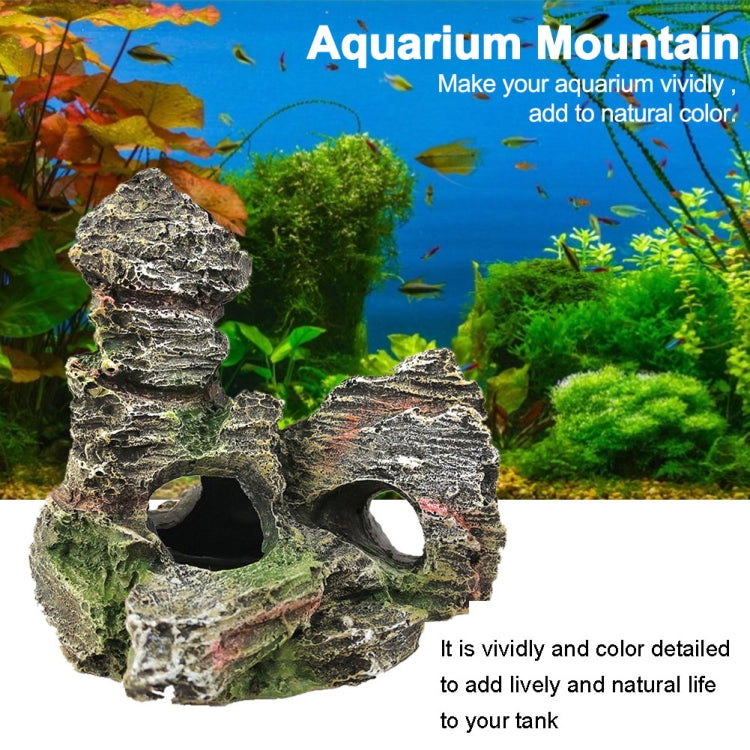 Stone Fish Tank Landscape Simulation Resin Aquarium Decorative