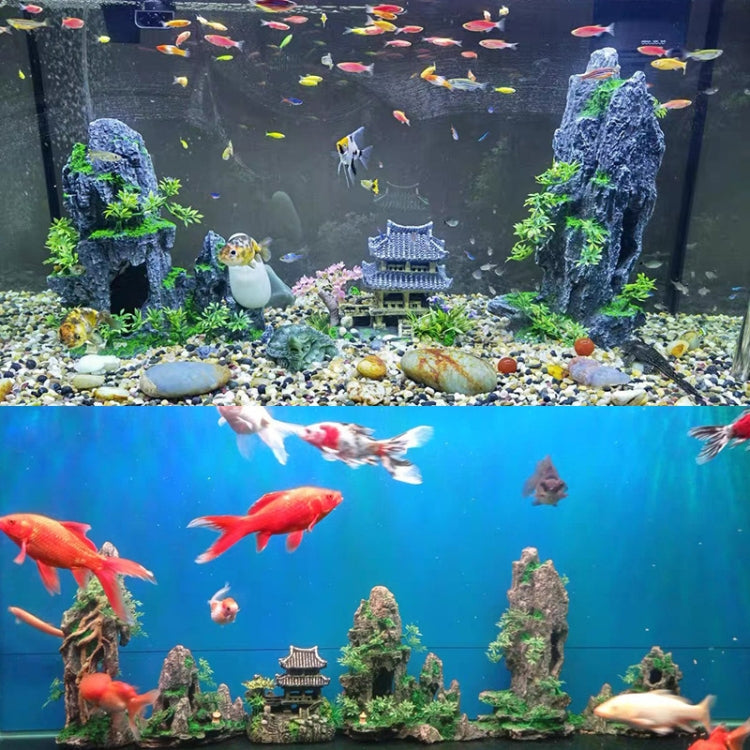 Stone Fish Tank Landscape Simulation Resin Aquarium Decorative